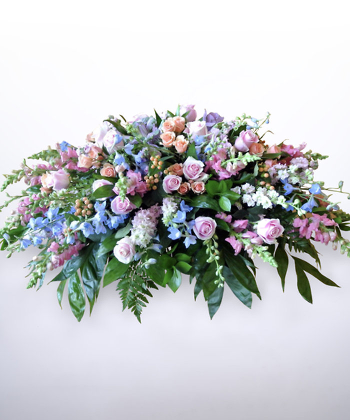 Pastel Paradise Casket Cover