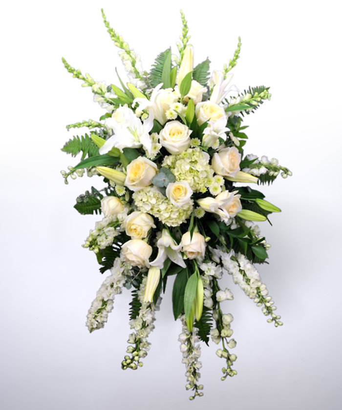 White Grace Standing Spray