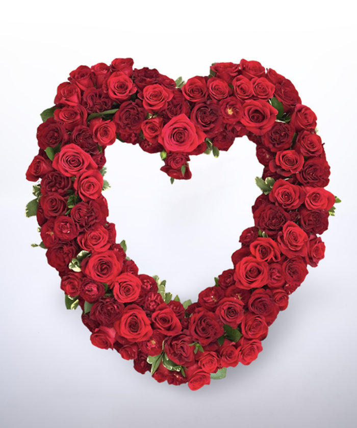 Classic Rose Open Heart