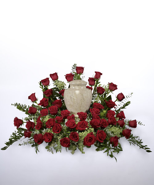 Classic Rose Cremation Tribute