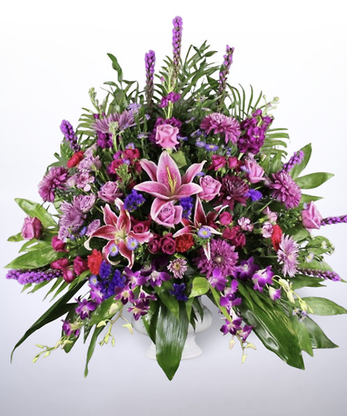 Purple Funeral Urn
