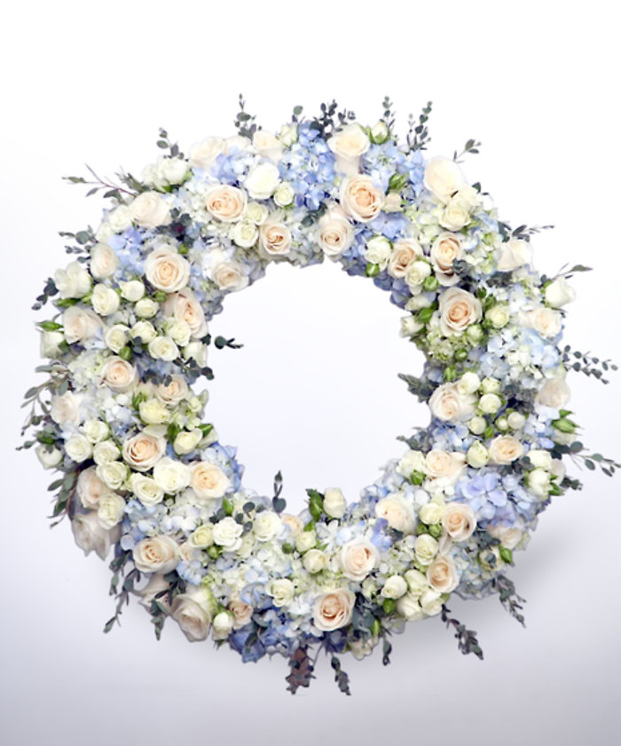 Serene Skies Funeral Wreath