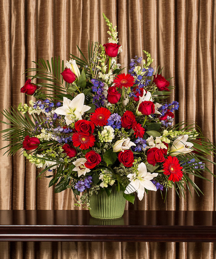 Patriotic Funeral Urn